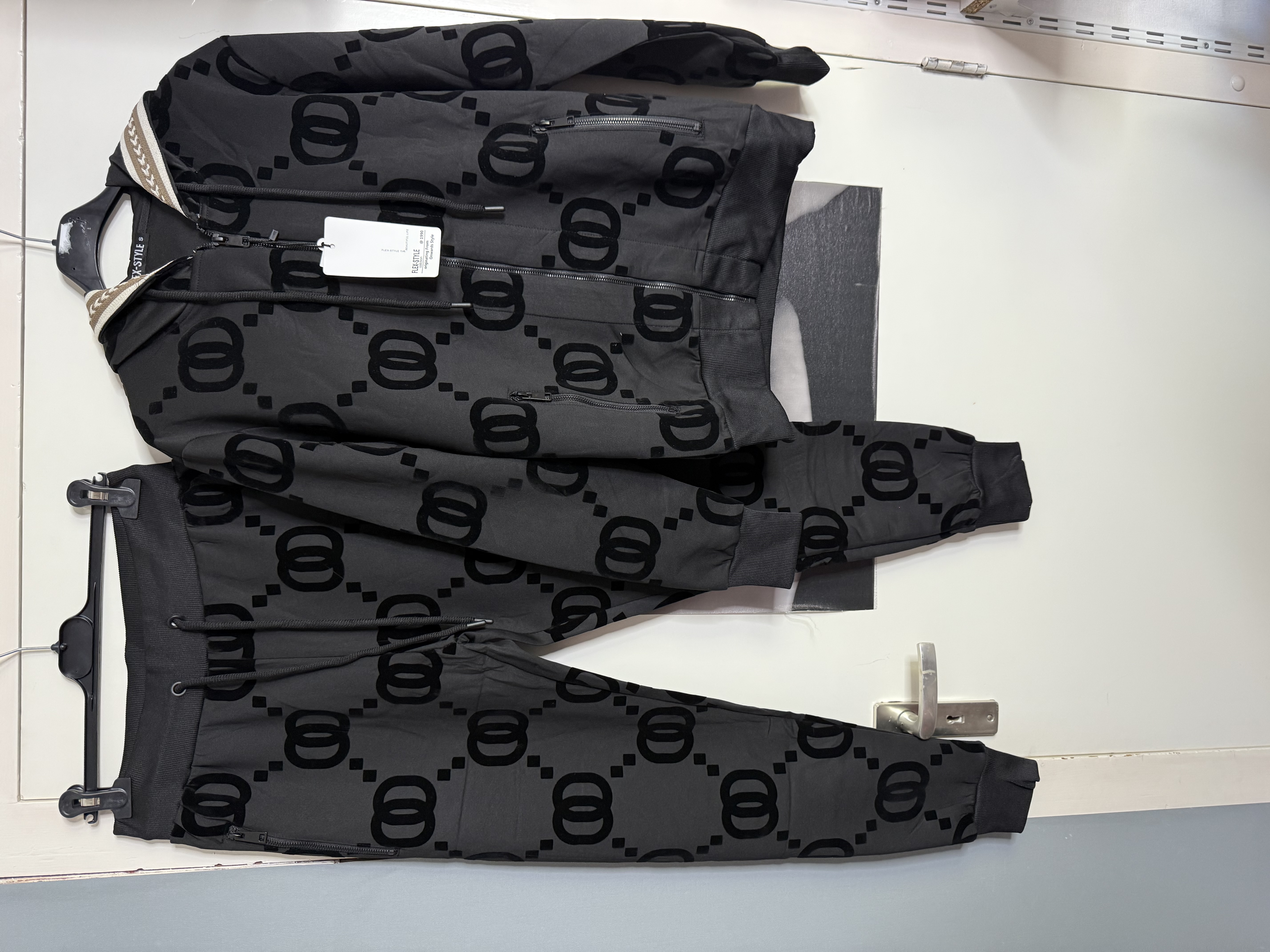 heren trainingspak zwart GG 2